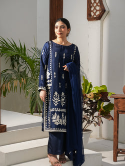 Navy Blue Shirt & Trouser